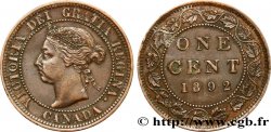 CANADA 1 Cent Victoria 1892 