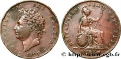 VEREINIGTEN KÖNIGREICH 1/2 Penny Georges IV 1827 