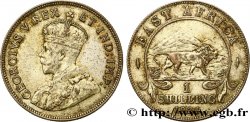 AFRICA DI L EST BRITANNICA  1 Shilling Georges V / lion 1924 British Royal Mint