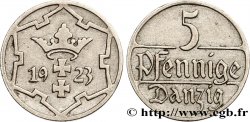 DANTZIG - VILLE LIBRE DE DANTZIG 5 Pfennig 1923 