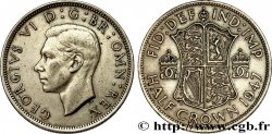 ROYAUME-UNI 1/2 Crown Georges VI 1947 
