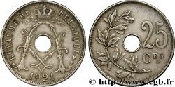 BELGIUM 25 Centimes 1921 
