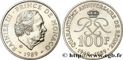 MONACO 100 Francs Rainier III 40e anniversaire de règne 1989 Paris MS 