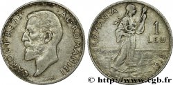 ROUMANIE 1 Leu Charles Ier 1912  TTB 