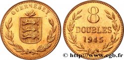 GUERNSEY 8 Doubles 1945 Heaton