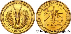 STATI DI L  AFRICA DE L  OVEST Essai de 25 Francs 1970 Paris