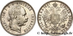 AUSTRIA - FRANCESCO GIUSEPPE I 1 Florin 1887 Vienne MS 