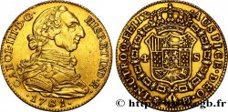 ESPAGNE - ROYAUME D ESPAGNE - CHARLES IV 4 Escudos 1781 Madrid TTB 
