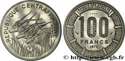 ZENTRALAFRIKANISCHE REPUBLIK Essai de 100 Francs antilopes type “BEAC” 1975 Paris