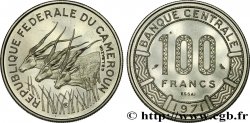 CAMERúN Essai de 100 Francs République Fédérale du Cameroun, antilopes 1971 Paris