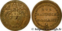 VATICAN ET ÉTATS PONTIFICAUX 2 Baiocchi Pie VI an XIV 1788 Rome