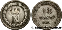 ITALIE - ROYAUME D&nbsp;ITALIE - NAPOLÉON Ier 10 Centesimi 1813 Milan