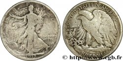 ÉTATS-UNIS D AMÉRIQUE 1/2 Dollar Walking Liberty 1917 Philadelphie