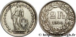 SUIZA 2 Francs Helvetia 1944 Berne