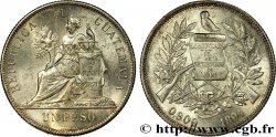 GUATEMALA 1 Peso 1894 Heaton