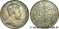 MALAYSIA - STRAITS SETTLEMENTS 1 Dollar Edouard VII 1907 Bombay