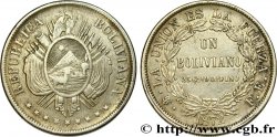 BOLIVIA 1 Boliviano 1872 Potosi