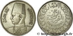 ÉGYPTE 20 Piastres Roi Farouk AH1358 1939 