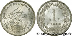 ZENTRALAFRIKANISCHE LÄNDER 1 Franc antilopes 1976 Paris