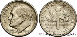 UNITED STATES OF AMERICA 1 Dime (10 Cents) Roosevelt 1949 Philadelphie AU 