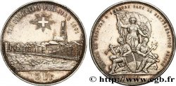 SUIZA 5 Francs, monnaie de Tir, Fribourg 1881 
