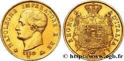 ITALY - KINGDOM OF ITALY - NAPOLEON I 40 Lire 1810 Milan