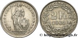 SUISSE 2 Francs Helvetia 1963 Berne