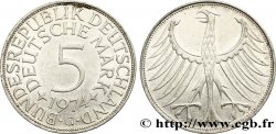 ALLEMAGNE 5 Mark aigle 1974 Karlsruhe- G SUP 