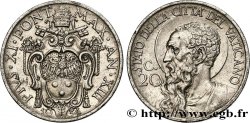 VATICAN AND PAPAL STATES 20 Centesimi frappe au nom de Pie XI an jubilaire 1934 Rome
