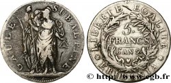 ITALIA - GALLIA SUBALPINA 5 Francs an 9 1801 Turin