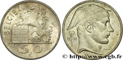 BÉLGICA 50 Francs Mercure légende flamande 1948 