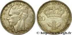 BÉLGICA 20 Francs Léopold III 1935 