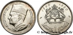 MAROKKO 1 Dirham Mohammed V AH 1380 1960 Paris VZ 