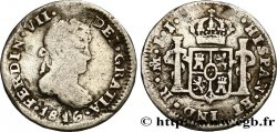 MEXICO 1/2 Real Ferdinand VII 1816 Mexico