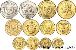 CYPRUS Lot de 1, 2, 5, 10, 20 et 50 Cents 2004 2004 