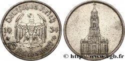 ALEMANIA 5 Reichsmark église de la garnison de Potsdam 1934 Berlin