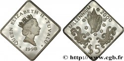 TUVALU 5 Dollars Proof Millennium 1998  MS 