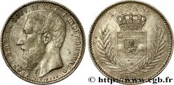 BELGIQUE - ÉTAT INDÉPENDANT DU CONGO 1 Franc Léopold II 1891  TTB+ 