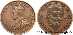 JERSEY 1/12 Shilling Georges V / armes du Bailliage de Jersey 1913 