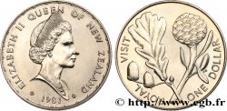 NOUVELLE-ZÉLANDE 1 Dollar visite royale d’Elisabeth II 1981 Royal British Mint