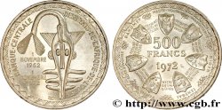 ÉTATS DE L&nbsp;AFRIQUE DE L&nbsp;OUEST (BCEAO) 500 Francs BCEAO 1972 Paris