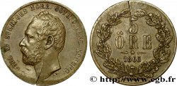 SWEDEN 5 Ore Charles XV 1862 