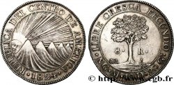 REPUBLIK VON ZENTRALAMERIKA 8 Reales 1824 Guatemala