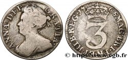 UNITED KINGDOM 3 Pence Anne 1708 