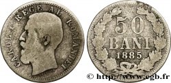 RUMÄNIEN 50 Bani Charles Ier 1885  S 