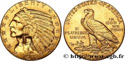 ÉTATS-UNIS D&nbsp;AMÉRIQUE 5 Dollars &nbsp;Indian Head&nbsp; 1912 Philadelphie AU 