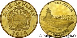 NAURU 5 Dollars HMS Hermes 2016  SC 