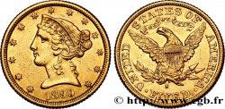 UNITED STATES OF AMERICA 5 Dollars  Liberty  1899 San Francisco