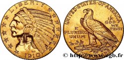 VEREINIGTE STAATEN VON AMERIKA 5 Dollars &nbsp;Indian Head&nbsp; 1910 Philadelphie fVZ 
