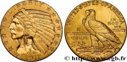 ÉTATS-UNIS D AMÉRIQUE 5 Dollars  Indian Head  1911 Philadelphie